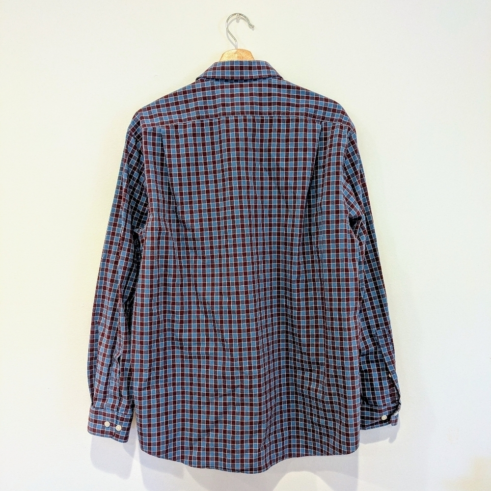 LL Bean Shirt Mens Large Reg Button Down Long Sleeve Traditional Fit Plaid - Picture 2 of 5